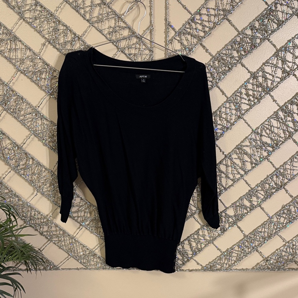 Apt. 9 Women's Black Blouse